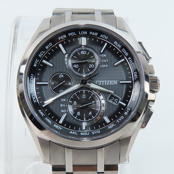 実際に弊社で買取させて頂いたCITIZEN/シチズン アテッサ エコドライブ ソーラー電波 腕時計 H804-T018696