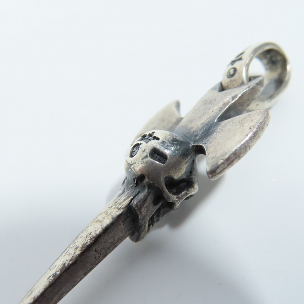 実際に弊社で買取させて頂いた【ギャラ付】Gabor/ガボール クォーターシングルスカルラウンドボットーダガペンダントの画像 6枚目