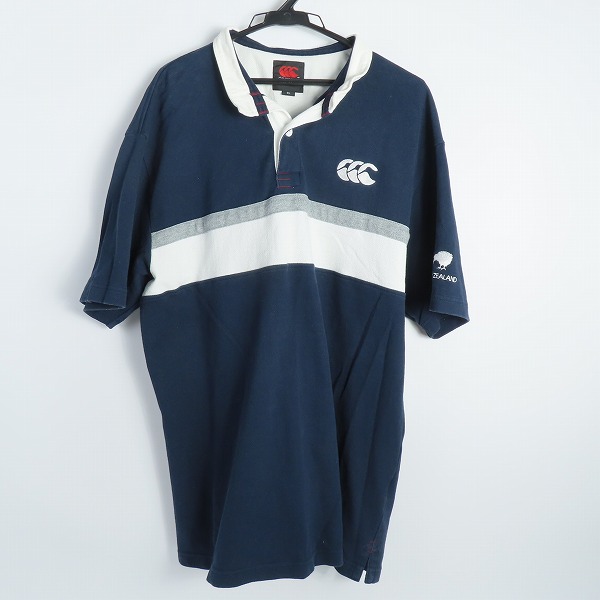 実際に弊社で買取させて頂いたCANTERBURY/カンタベリー 半袖 ラガーシャツ/3L