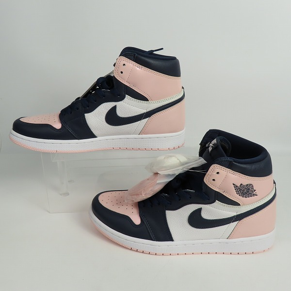 実際に弊社で買取させて頂いた【未使用】 NIKE/ナイキ WMNS AIR JORDAN 1 RETRO HIGH OG ATMOSPHERE エアジョーダン1 アトモスフィア DD9335-641/27.5の画像 3枚目