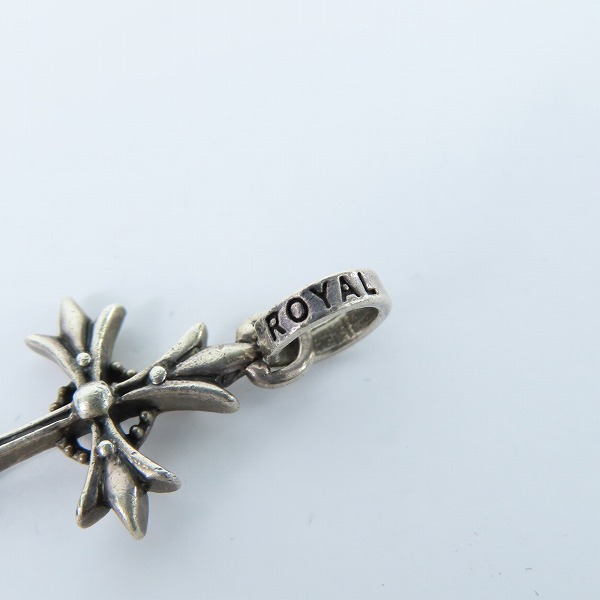 実際に弊社で買取させて頂いた【ギャラ付き】ROCK'N ROYAL/ロックンロイヤル ROYAL ORDER/ロイヤルオーダー クロス ペンダントの画像 6枚目