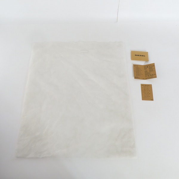 実際に弊社で買取させて頂いた【未使用】DIESEL/ディーゼル ボストンバッグ ショルダーバック 刺繍 ブレイブマンの画像 8枚目