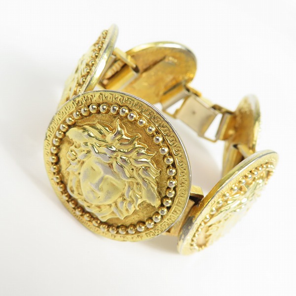 実際に弊社で買取させて頂いたGIANNI VERSACE/ジャンニヴェルサーチ コイン ブレスレット