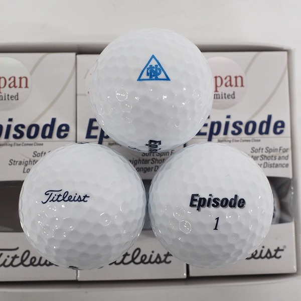 実際に弊社で買取させて頂いた【未使用/オウンネーム含】Titleist/タイトリスト PRO V1,Episode,TOUR SOFT 他 ゴルフボール 計15個の画像 4枚目