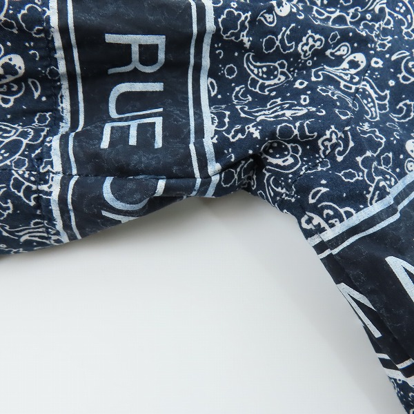実際に弊社で買取させて頂いた【難有り】A.P.C./アーペーセー ペイズリー柄 半袖ボタンシャツ Lの画像 6枚目