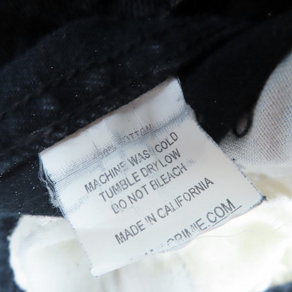 実際に弊社で買取させて頂いたCRIMIE/クライミー デニム ジャケット ブラック/Mの画像 3枚目