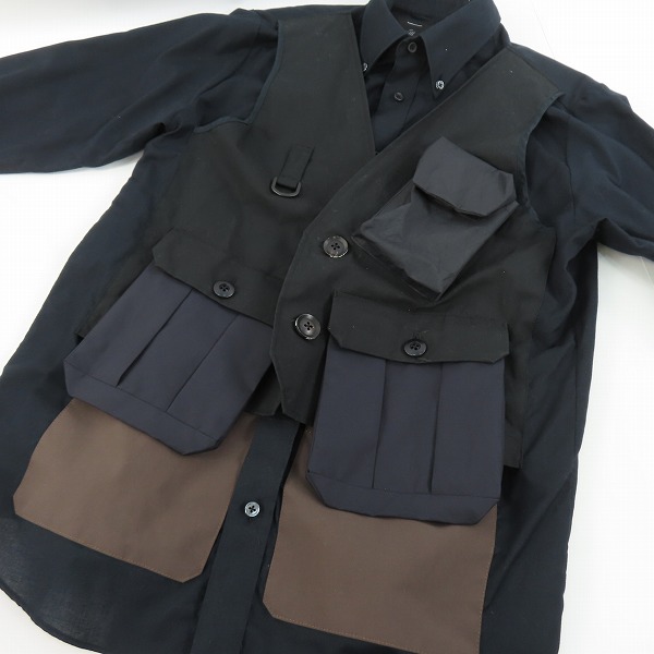 実際に弊社で買取させて頂いたMofM/マンオブムーズ mountain stream デザインシャツ 七分丈 フィッシングシャツ 3の画像 5枚目