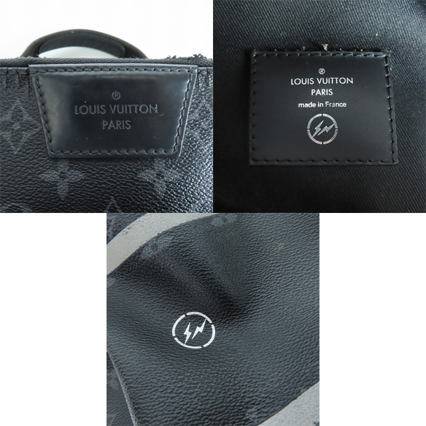 実際に弊社で買取させて頂いた【難あり】LOUIS VUITTON/ルイヴィトン エクリプス アポロ バッグ バックパック/リュックサック M43408の画像 3枚目