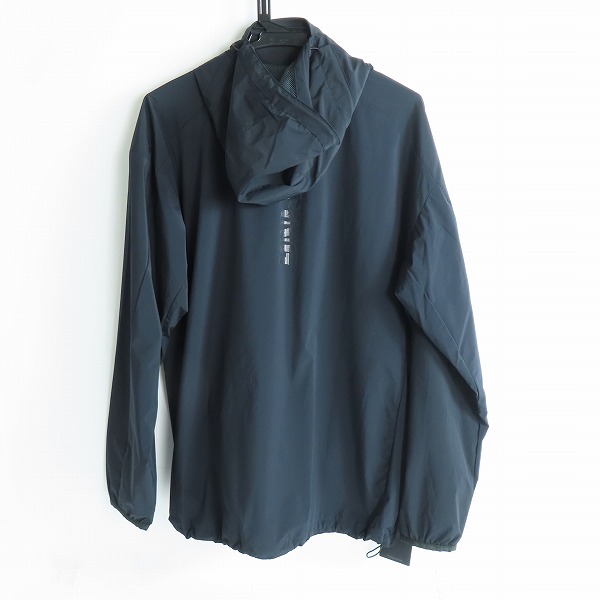 実際に弊社で買取させて頂いた【未使用】BRIEFING GOLF/ブリーフィング MS WIND HOODIE/ウインドフーディ パーカー ブラック BRG223M19/Mの画像 1枚目