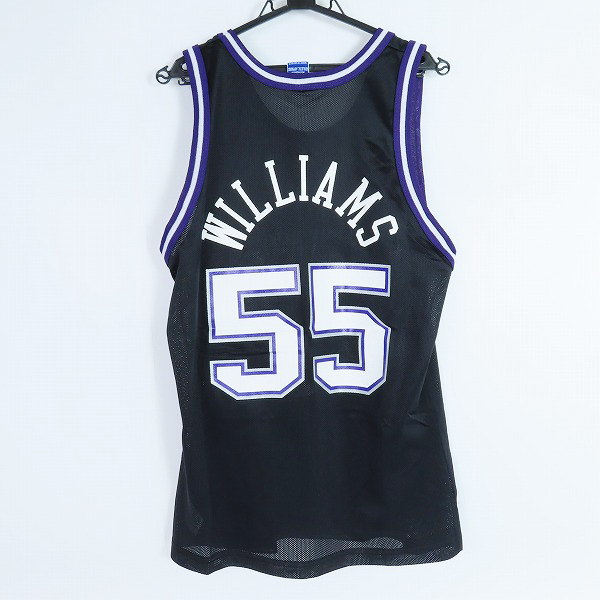 実際に弊社で買取させて頂いたChampion/チャンピオン キングス ウィリアムス #55 ユニフォーム/ゲームシャツ  サイズ40の画像 1枚目
