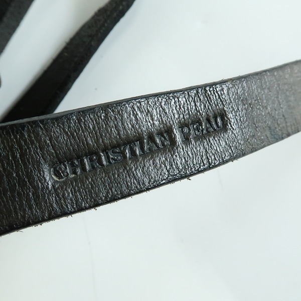 実際に弊社で買取させて頂いたCHRISTIAN PEAU/クリスチャンポー １ストラップ レザーショルダーバッグの画像 4枚目