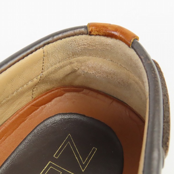 実際に弊社で買取させて頂いたCOLE HAAN/コールハーン ZEROGRAND/ゼログランド キャンプ モック ドライバー レザー C25996/11の画像 6枚目