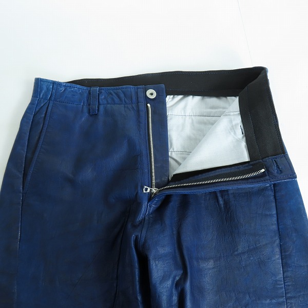 実際に弊社で買取させて頂いたISAMUKATAYAMA BACKLASH/バックラッシュ ウエストゴム レザーパンツの画像 2枚目