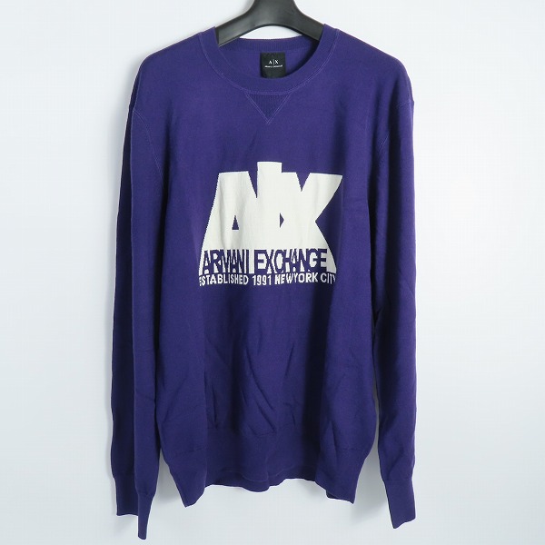 実際に弊社で買取させて頂いた【未使用】ARMANI EXCHANGE/アルマーニエクスチェンジ  セーター 6GZM4F ZMK9Z/L