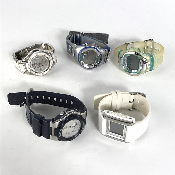 実際に弊社で買取させて頂いた【おまとめ/動作未確認】Baby-G/ベビージー MSG-140/BGR-260K/BGA-1200C 等の画像 0枚目