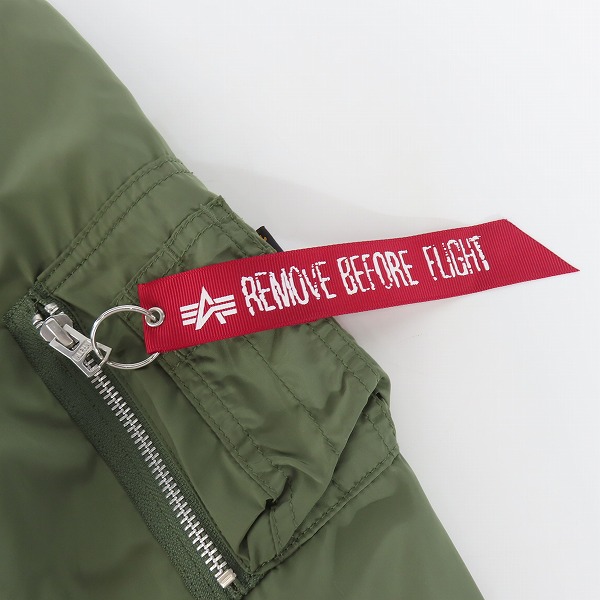 実際に弊社で買取させて頂いたALPHA INDUSTRIES×URBAN RESEARCH iD/アルファ×アーバンリサーチ MA-1 フライトジャケット TA1007-8003/XSの画像 6枚目