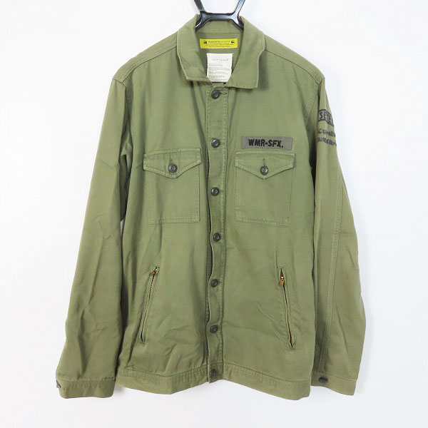 実際に弊社で買取させて頂いたWACKO MARIA × SASQUATCH fabrix/ワコマリア×サスクワッチ ファブリックス/ UPSETTERS JACKET khaki/XL
