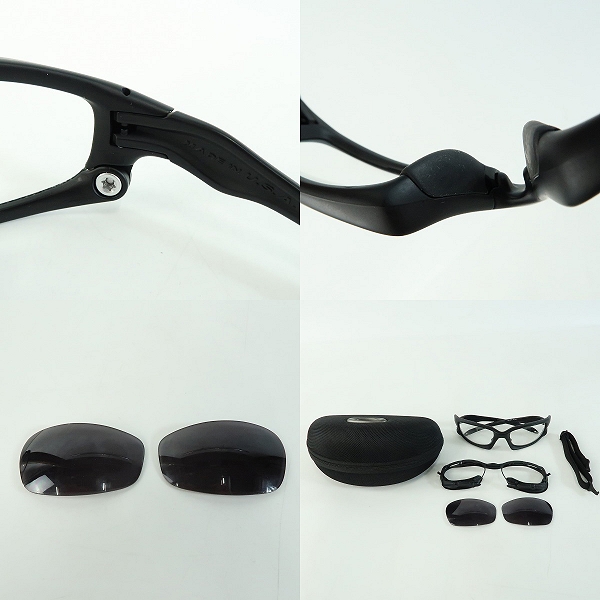 実際に弊社で買取させて頂いたOAKLEY/オークリー WINDJACKET/ウインドジャケット サングラスフレーム/アイウェア OO9142-01の画像 9枚目