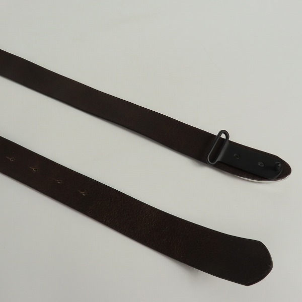 実際に弊社で買取させて頂いたDIESEL/ディーゼル レザーベルト B-1DR-LAYER X09813 75/30の画像 4枚目