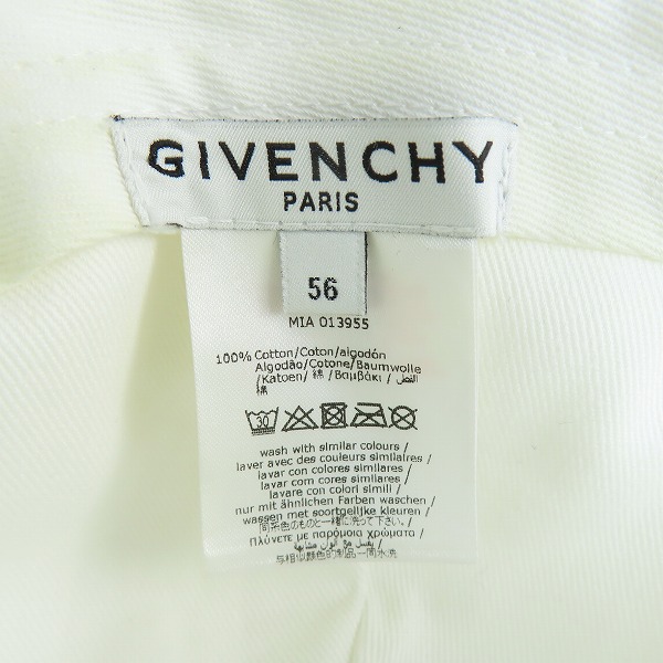 実際に弊社で買取させて頂いたGIVENCHY/ジバンシィ ロゴプリントベースボールキャップ H21043/56の画像 6枚目