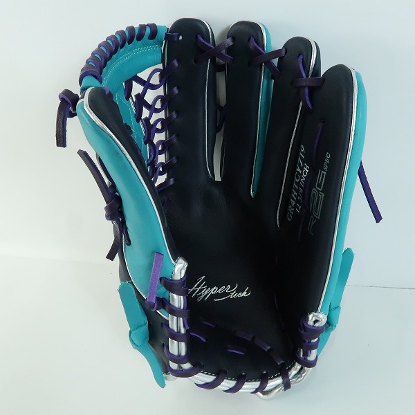 実際に弊社で買取させて頂いたRawlings/ローリングス HYPER TECH GR4HTCY719  軟式 外野手 右投げ用 グローブの画像 2枚目
