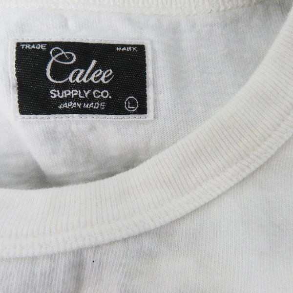 実際に弊社で買取させて頂いたCALEE/キャリー ロゴプリント 半袖/長袖 Tシャツ 3点セットの画像 2枚目