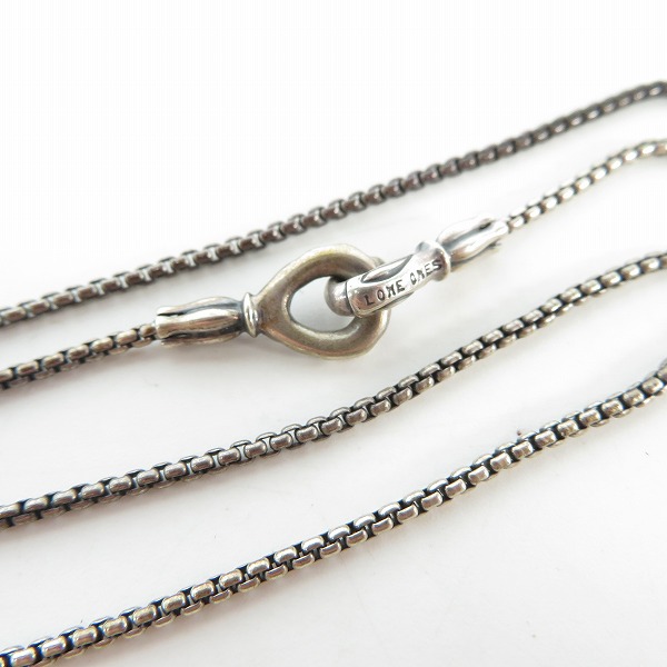 実際に弊社で買取させて頂いた(1)LONE ONES/ロンワンズ MF Hook S 1.8mm BOX Chain メイティングフライトフックS 1.8mm ボックスチェーン