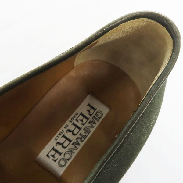 実際に弊社で買取させて頂いたGIANFRANCO FERRE/ジャンフランコフェレ スエードビジネスシューズ/ドレスシューズ 935 /41.5の画像 4枚目