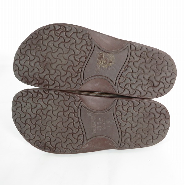 実際に弊社で買取させて頂いたBIRKENSTOCK/ビルケンシュトック ブラウン レザーシューズ 25の画像 2枚目