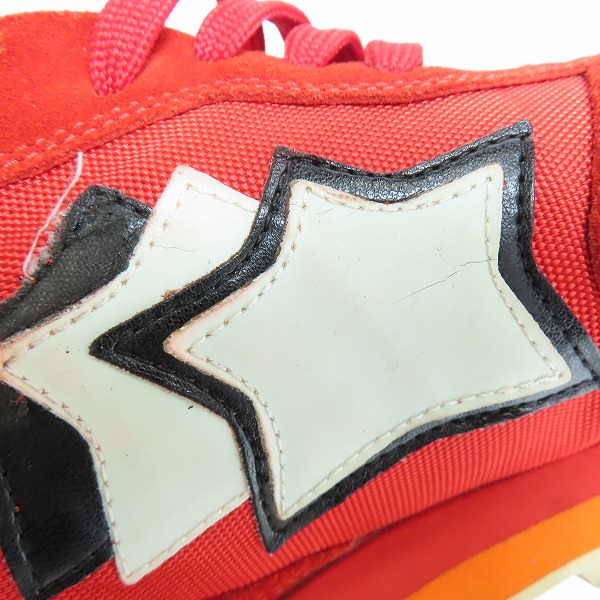 実際に弊社で買取させて頂いたATLANTIC STARS/アトランティックスターズ  ANTARES/アンタレス レッド スニーカー FR-PR-LARB/44の画像 6枚目