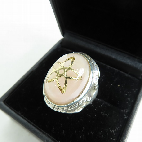 実際に弊社で買取させて頂いたALEX STREETER/アレックスストリーター エンジェルハートリング 18k チェリーブロッサム 桜/14.5号