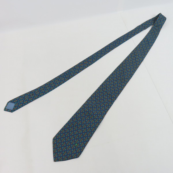 実際に弊社で買取させて頂いたCELINE/セリーヌ 総柄 シルク100％ ネクタイの画像 5枚目