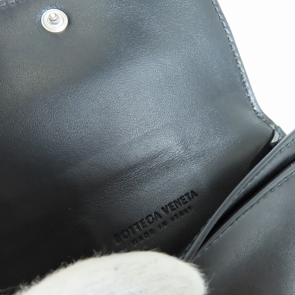 実際に弊社で買取させて頂いたBOTTEGA VENETA/ボッテガヴェネタ マキシ イントレチャート カードケース/名刺入れの画像 7枚目