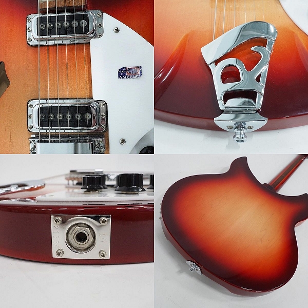 実際に弊社で買取させて頂いた★Rickenbacker/リッケンバッカー 330 FG ファイヤーグロウ エレキギター 2010年製 ハードケース付きの画像 7枚目
