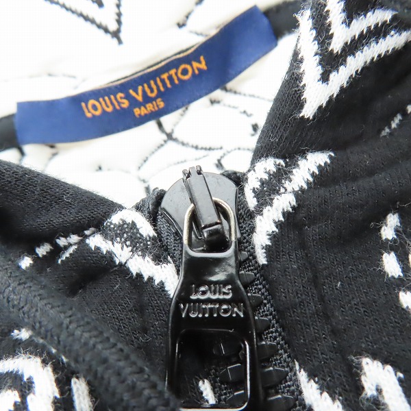 実際に弊社で買取させて頂いた【JPタグ】LOUIS VUITTON/ルイヴィトン NBA モノグラム ジップアップパーカー RM212M Mの画像 7枚目