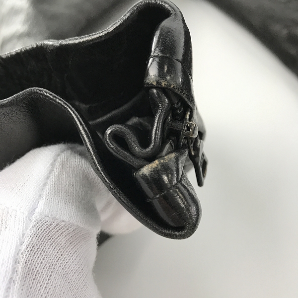 実際に弊社で買取させて頂いたISAMUKATAYAMA BACKLASH/バックラッシュ イタリアンキップレザー製品染めコート 1604-03 Mの画像 6枚目