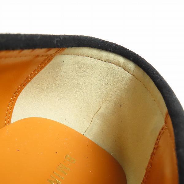 実際に弊社で買取させて頂いたB:MING by BEAMS/ビーミングバイビームス スエード コインローファー スリッポン 92-32-0052-075/Lの画像 6枚目