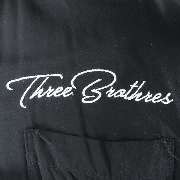 実際に弊社で買取させて頂いたONE PIECE/ワンピース 三兄弟 半袖シャツ 背面デカ 総刺繍 3Ⅼ　の画像 4枚目