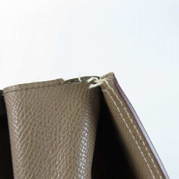 実際に弊社で買取させて頂いたHERMES/エルメス ベアンスフレ 長財布 シルバー金具の画像 8枚目