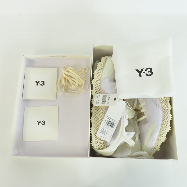 実際に弊社で買取させて頂いた【未使用】Y-3/ワイスリー アディダス×ヨウジヤマモオト Runner 4D Exo スニーカー HR2004/27の画像 7枚目