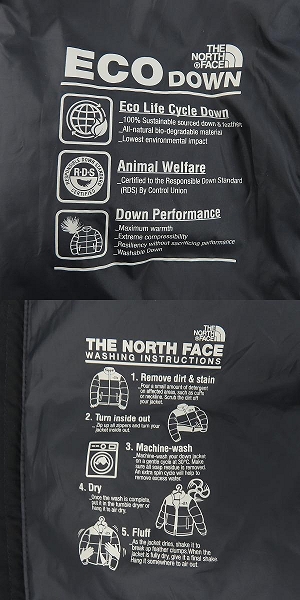 実際に弊社で買取させて頂いたTHE NORTH FACE/ノースフェイス CHALLENGE AIR DOWN JACKET/チャレンジャーエアーダウンジャケット NJ2DN72A/XLの画像 7枚目