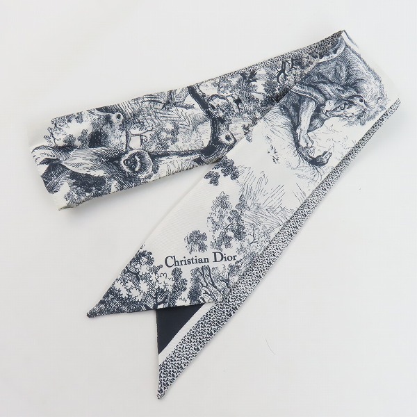 実際に弊社で買取させて頂いたChristian Dior/クリスチャン ディオール シルク スカーフ ミッツァ 15JOU106I602