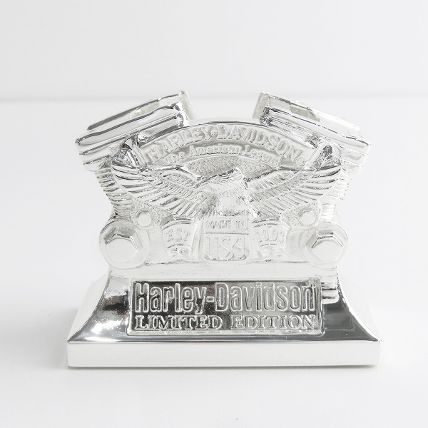 実際に弊社で買取させて頂いたZIPPO/ジッポー HARLEY DAVIDSON/ハーレーダビッドソン ホイール型キーホルダー/デスクトップホルダーのみの画像 3枚目