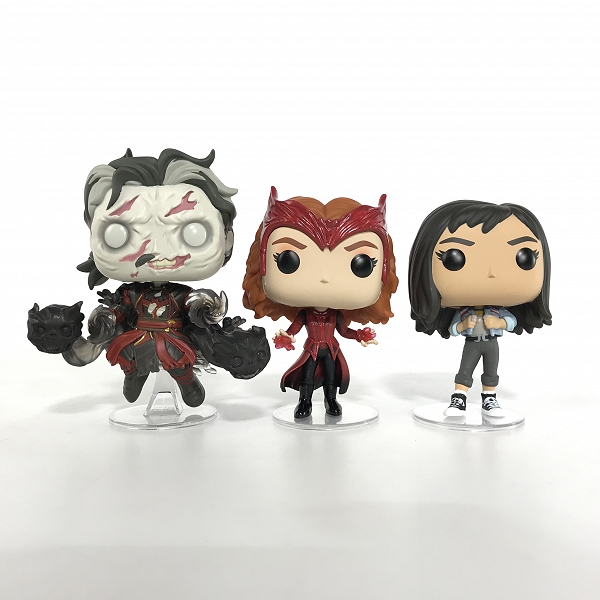 実際に弊社で買取させて頂いたFunko/ファンコ Pop/ポップ ドクターストレンジ マルチバースオブマッドネス スカーレットウィッチ 等 フィギュア 3点セットの画像 2枚目