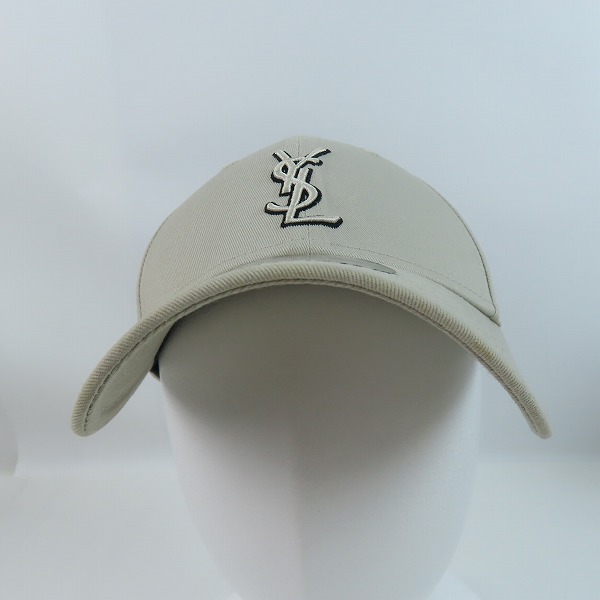実際に弊社で買取させて頂いたSAINT LAURENT×NEW ERA/サンローラン×ニューエラ YSL MONOGRAM CAP ロゴキャップ 687687YCL36の画像 1枚目