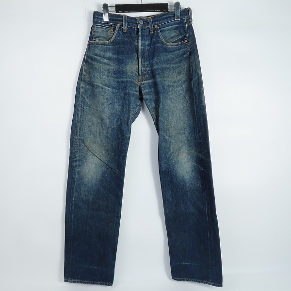 実際に弊社で買取させて頂いたLEVIS/リーバイス 501XX/555刻印/バレンシア工場  BIG E デニムパンツ/ジーンズ 501-0003 W32L36