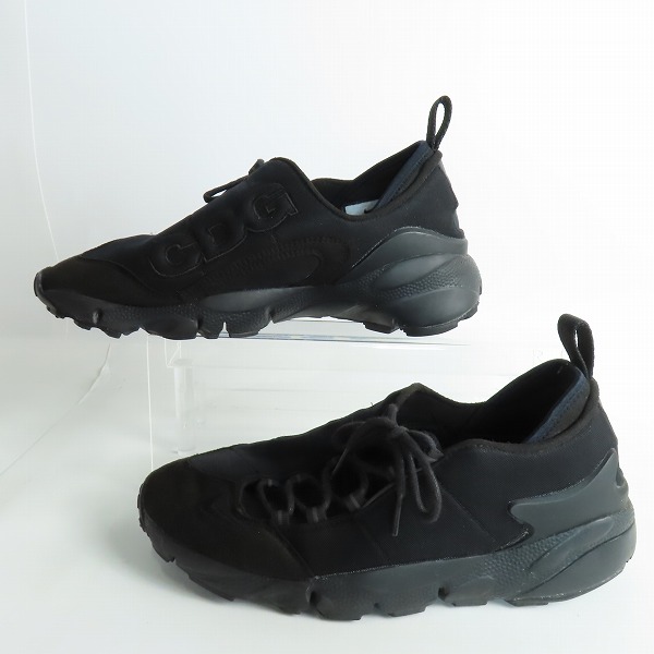 実際に弊社で買取させて頂いたNIKE×BLACK COMME DES GARCONS/ナイキ×ブラックコムデギャルソン AIR FOOTSCAPE スニーカー BV0075-001 27.5の画像 3枚目