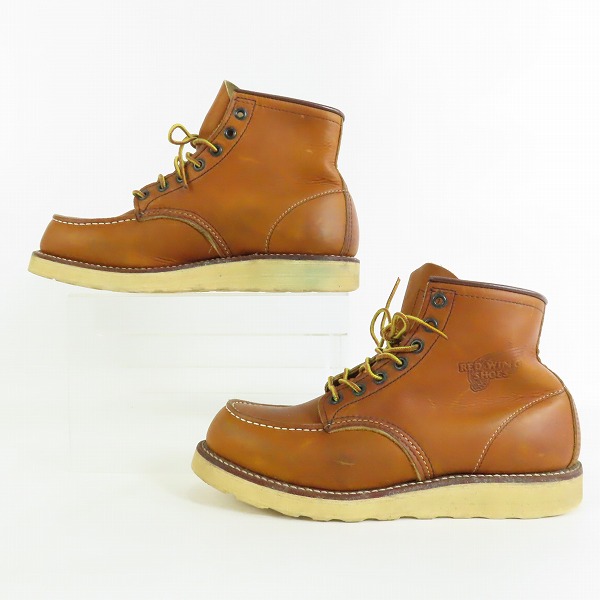 実際に弊社で買取させて頂いたRED WING/レッドウィング アイリッシュセッター 羽根タグ ブーツ 875/7.5の画像 3枚目