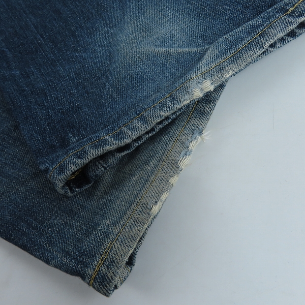 実際に弊社で買取させて頂いたAND SUNS/アンドサンズ チェック柄シャツ/デニムパンツ 2点セットの画像 7枚目