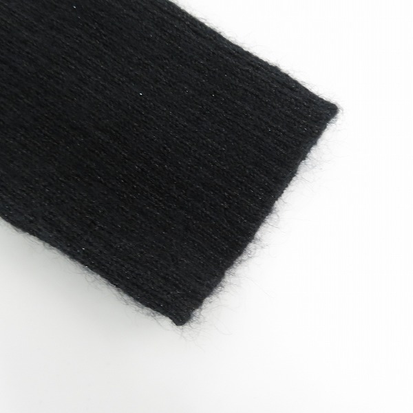 実際に弊社で買取させて頂いたRoen/ロエン スタッズ スカル キッドモヘア ラメニット ロングカーディガン 68147011 46の画像 9枚目